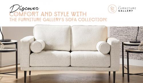 Discover Comfort and Style with The Furniture Gallery's Sofa Collection!
