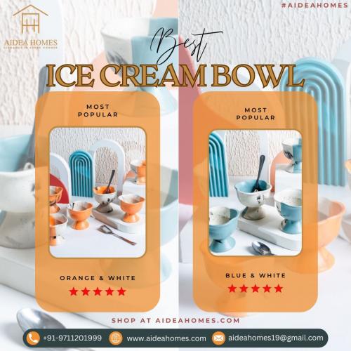 Buy Ice Cream Bowl At Best Prices Online - Aidea Homes