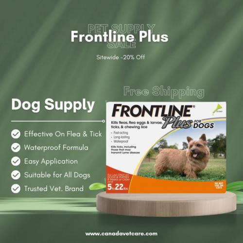 Frontline Plus For Dogs 20 % Off