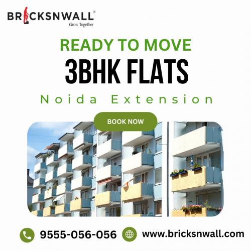 3BHK Ready To Move Flats in Noida Extension