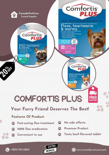 CVC 20% Off + Free Shipping on Comfortis Plus 1