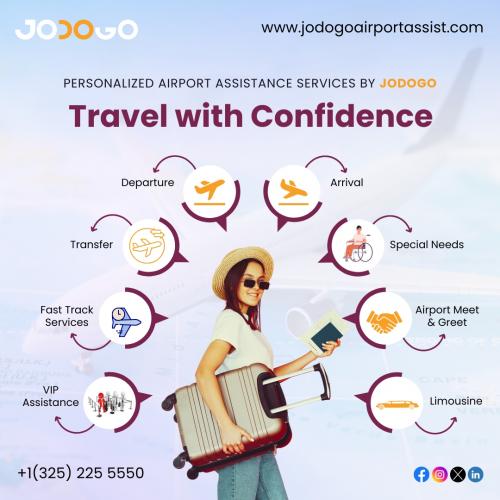 Travel with Confidence - Personalized Airport Assistance Services by Jodogo