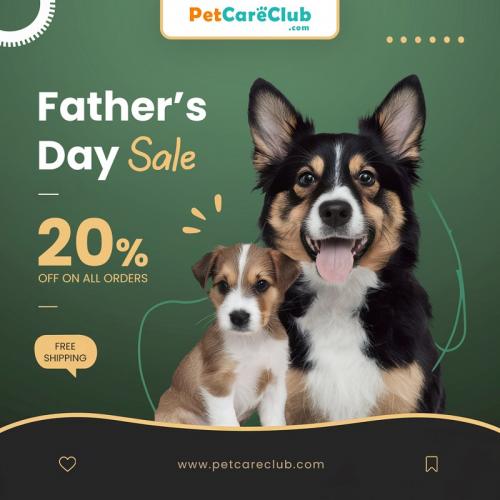 Celebrate Pet Dad: Take 20% OFF using code PETDAD + Free Shipping | PetCareClub