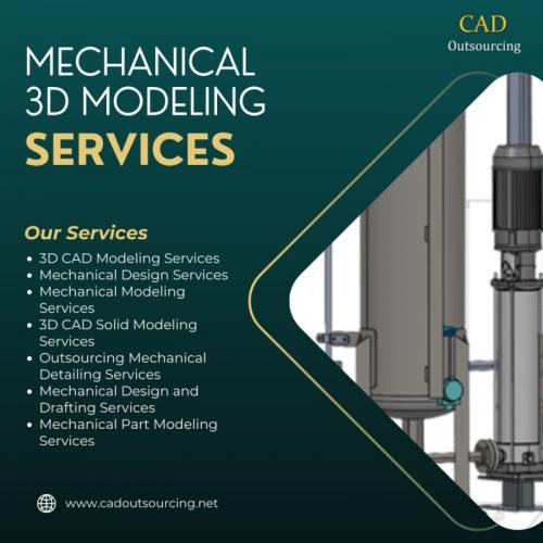 Mechanical 3D Modeling Services - CAD Outsourcing