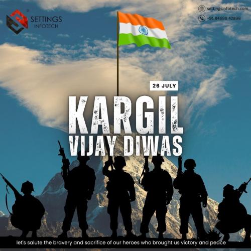 Blue Photo Kargil Vijay Diwas Instagram Post