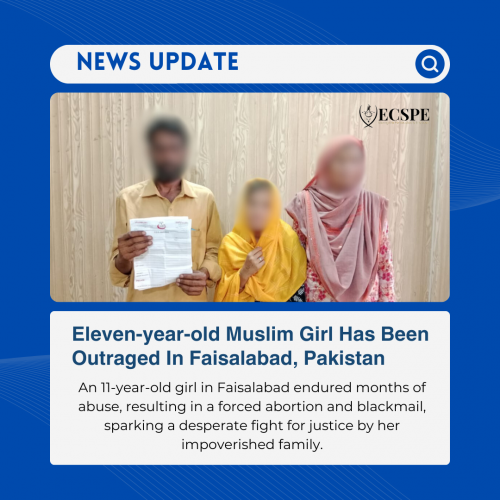 Eleven-year-old Muslim Girl Has Been Outraged In Faisalabad