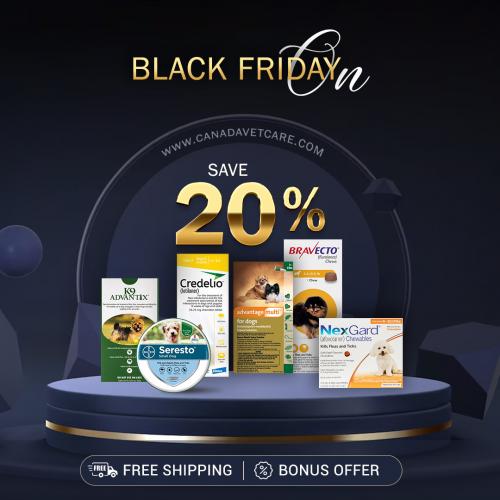 CVC Black Friday Sale 20% off on  Popular pet supplies