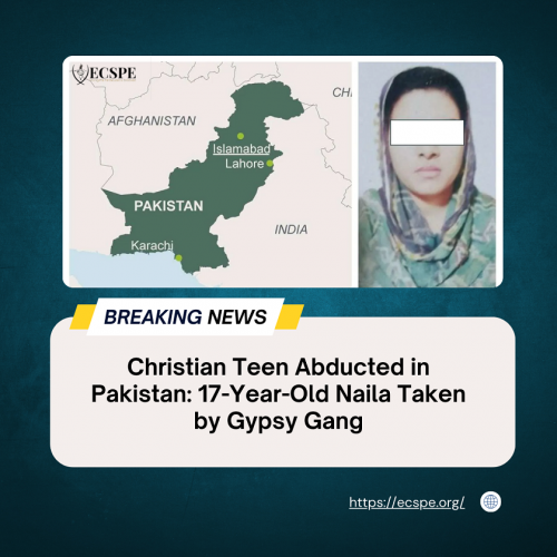 Christian Teen Abducted in Pakistan 17-Year-Old Naila Taken by Gypsy Gang