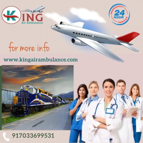 King Train Ambulance Service in Patna - the advanced method to get proper Care in a journey 01