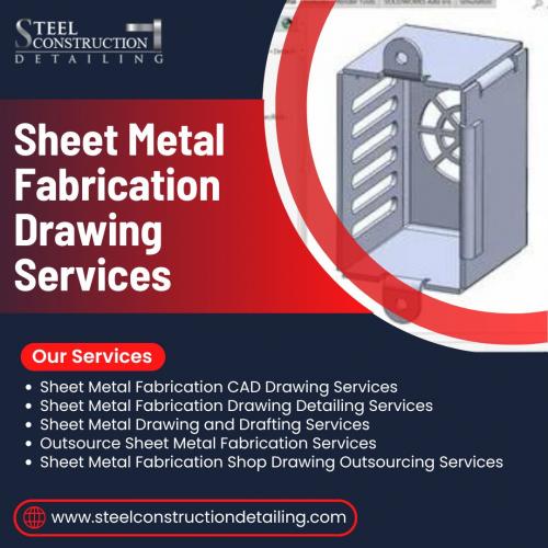 Sheet Metal Fabrication Drawing Services - Steel Construction Detailing (2)