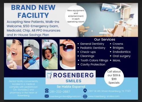 Best Dentist Rosenberg and Emergency Oral Surgeon Near Me