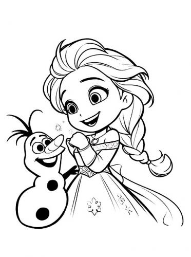 Frozen Coloring Pages