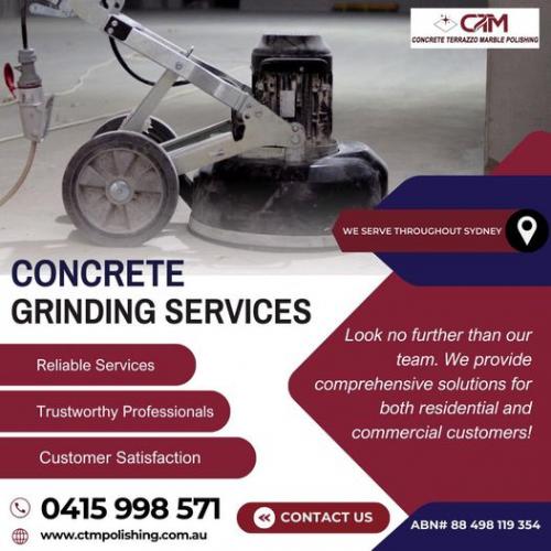 concrete grinding services ctmpolishing