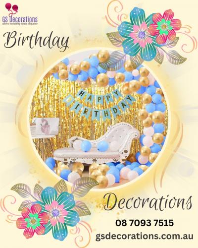 Affordable Birthday Decorations in Adelaide