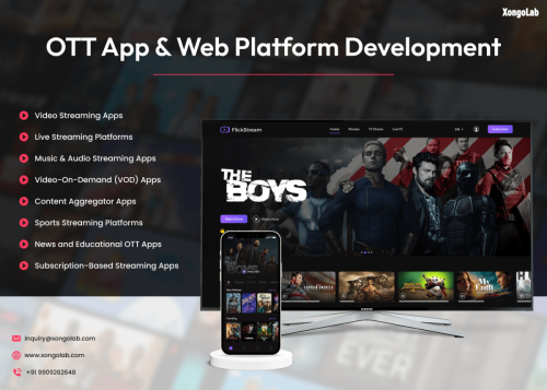 ott app and web platform development