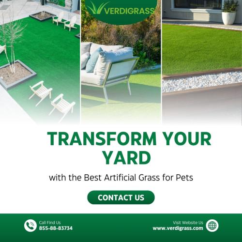 Transform Your Yard with the Best Artificial Grass for Pets