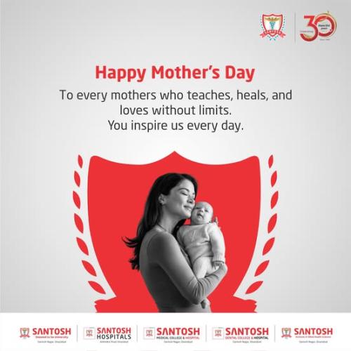 Happy Mother’s Day-Santosh Deemed to be University