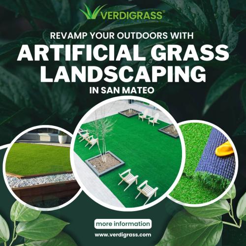 Revamp Your Outdoors with Artificial Grass Landscaping in San Mateo!
